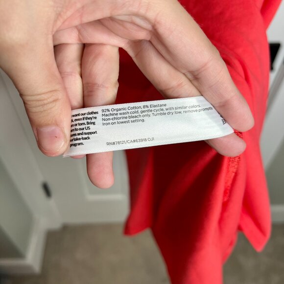 Eileen Fisher Mock Neck Jersey Knit Shirt Shift Dress Lagenlook Large NWOT - Picture 3 of 4